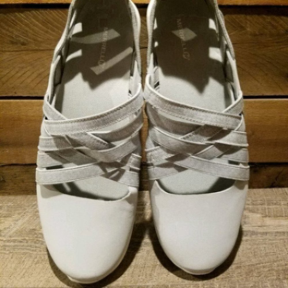 NEW Merrell Women’s Gray High Rise Slip On Shoes - Picture 5 of 8